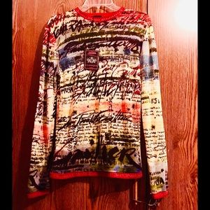 JEAN PAUL GUALTIER NEW W TAGS STUNNING BODY TOP M